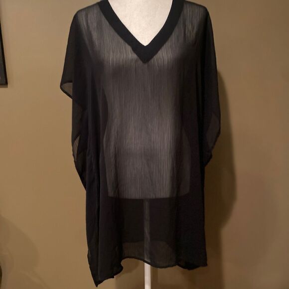 Merona Black Swimsuit Coverup - Picture 3 of 10